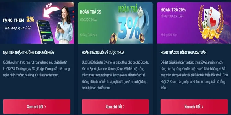 Khuyến mãi casino tile bong88